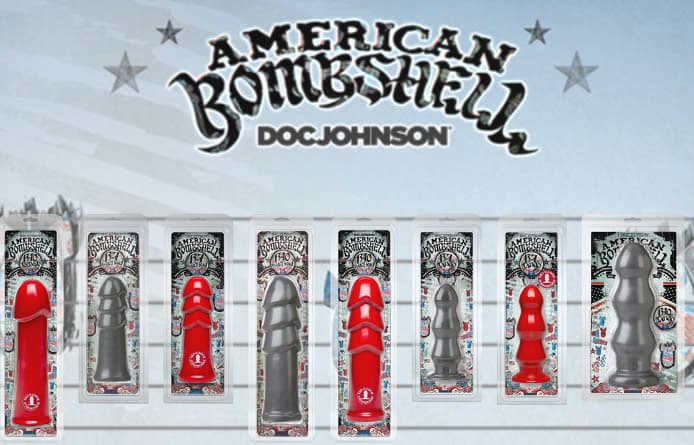 DOC JOHNSON AMERICAN BOMBSHELL sex toys for men @ brassboys