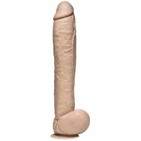 DOC JOHNSON the naturals dong with balls 12″ Realistic Dildo