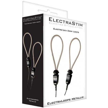 ELECTRASTIM Electro-Sex Cock Loops ElectraLoops Metallic Cock Loops