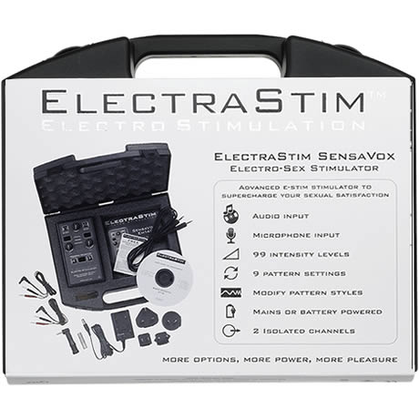 ELECTRASTIM SENSAVOX Electro-Sex Stimulator EM140 Power Unit Kit