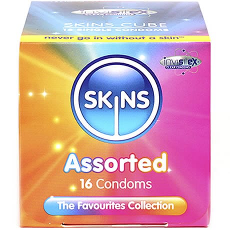 SKINS Assorted 16 Condoms The Favourites Collection