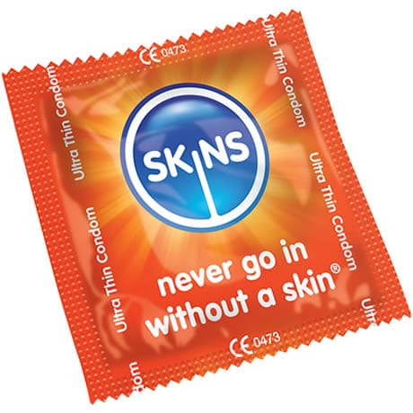 SKINS Ultra Thin 16 Condoms Feel Everything. Feel Each Other