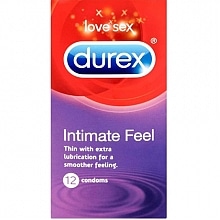 durex Intimate Feel Thin with extra lubricant for a smoother feeling. 12 condoms