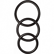 manbound RUBBER COCK RING 3-PACK