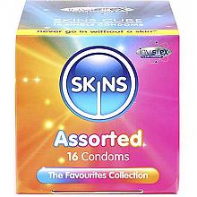 SKINS Assorted 16 Condoms The Favourites Collection