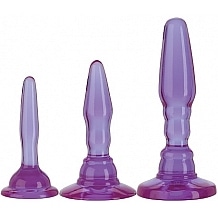 WENDY WILLIAMS’ Anal Trainer Kit Butt Plug Kit, Purple
