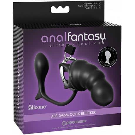 anal fantasy elite collection ASS-GASM COCK BLOCKER Chastity Device