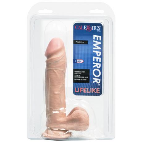 CalExotics EMPEROR 7″/17.75cm Realistic Dildo with Balls