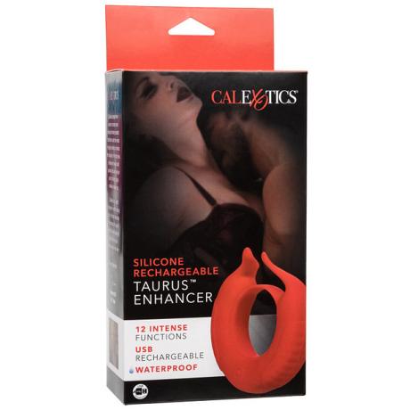 CalExotics Silicone Rechargeable TAURUS ENHANCER Vibrating Cock Ring