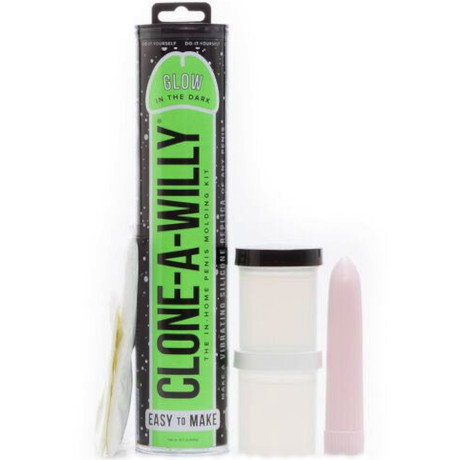 CLONE-A-WILLY Glow In The Dark Penis Moulding Kit (Green)