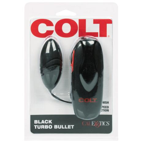 COLT BLACK TURBO BULLET Egg Vibrator