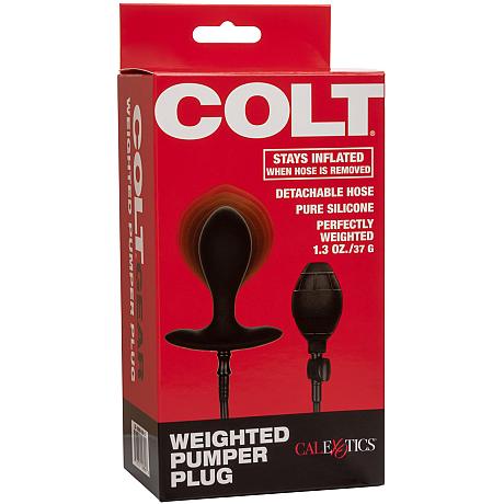 COLT WEIGHTED PLUMPER PLUG Inflatable Butt Plug