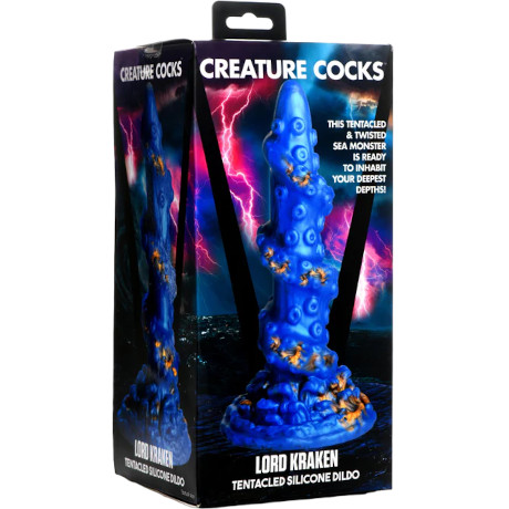 CREATURE COCKS LORD KRAKEN Tentacled Silicone Dildo