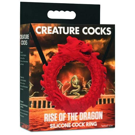 CREATURE COCKS RISE OF THE DRAGON Silicone Cock Ring