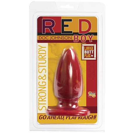 DOC JOHNSON RED BOY Large Butt Plug