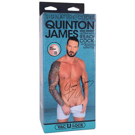 DOC JOHNSON SIGNATURE COCKS QUINTON JAMES 9.5 Inch Cock with Removable Vac-U-Lock Suction Cup