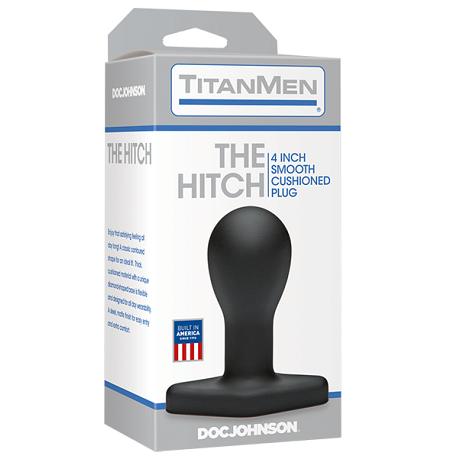 DOC JOHNSON TitanMen THE HITCH 4 Inch Smooth Cushioned Plug