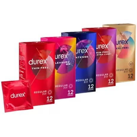 durex EXTENDED PLEASURE Regular Fit 12 Condoms