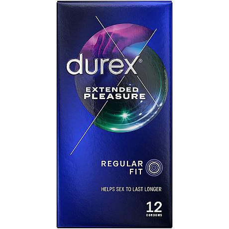 durex EXTENDED PLEASURE Regular Fit 12 Condoms