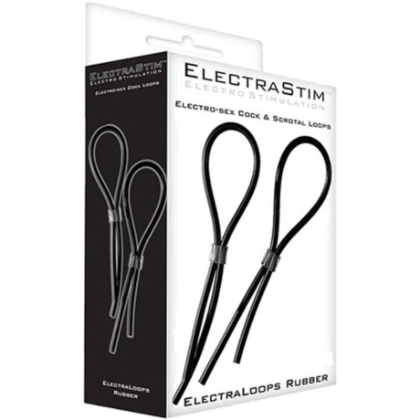 ELECTRASTIM Electro-Sex Cock & Scrotal Loops ElectraLoops Rubber