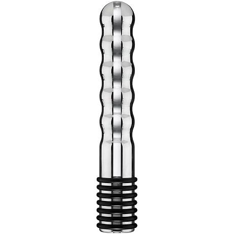ELECTRASTIM Electro-Sex Dildo WAVE Rippled Metal Dildo