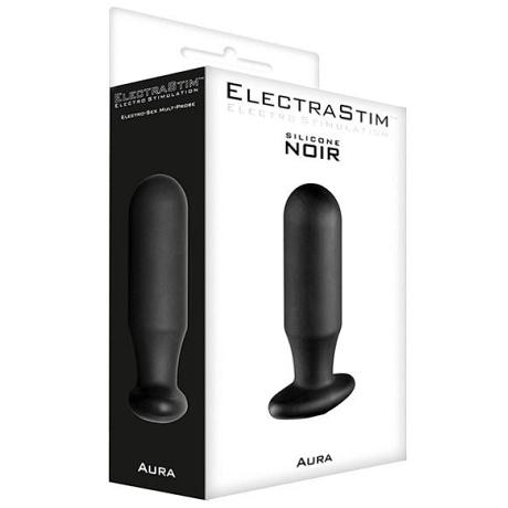 ELECTRASTIM Silicone NOIR AURA Electro Anal Probe