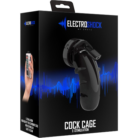 ELECTROSHOCK COCK CAGE E-Stimulation Electro Chastity Device