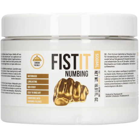 FIST IT NUMBING Water-Based Anal Lubricant 500ml