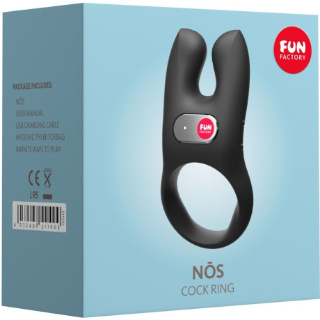 FUN FACTORY NŌS Cock Ring (Black)