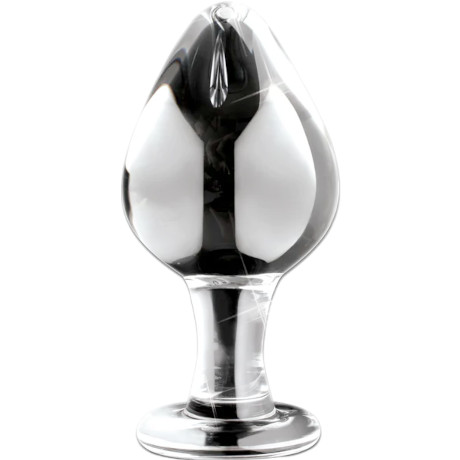 ICICLES No 25 3 Inch Clear Glass Butt Plug