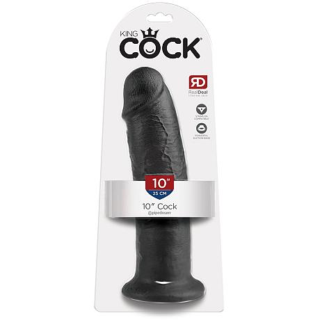 KING COCK 10″ Cock (Black)