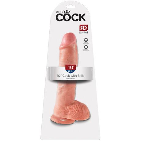 KING COCK 10″ Cock with Balls