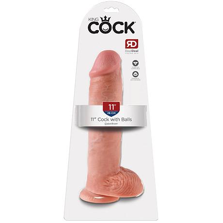 KING COCK 11″ Cock with Balls