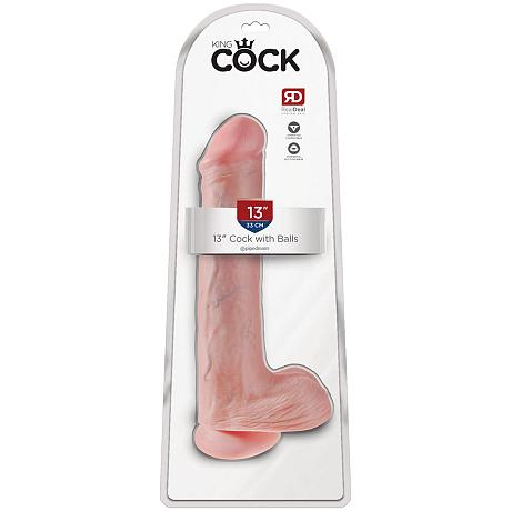 KING COCK 13″ Cock with Balls Extra Large Realistic Dildo