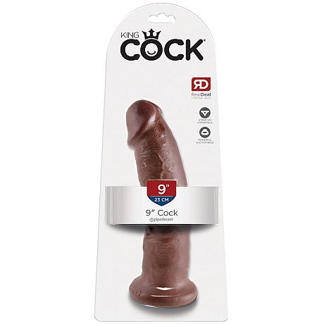 KING COCK 9″ Cock (Brown)