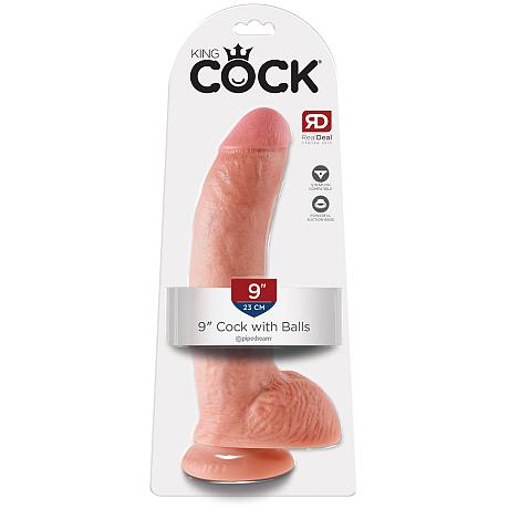 KING COCK 9″ Cock with Balls