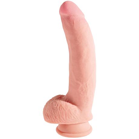 KING COCK PLUS 10″ Triple Density Cock with Balls