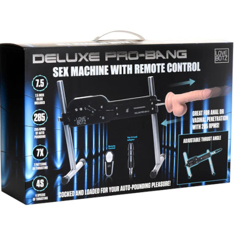 LOVEBOTZ DELUXE PRO-BANG Sex Machine with Remote Control