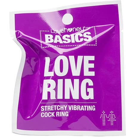Lovehoney BASICS LOVE RING Stretchy Vibrating Cock Ring