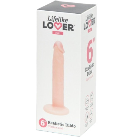 Lovehoney Lifelike LOVER Basic 6″ Realistic Dildo Slimline anal