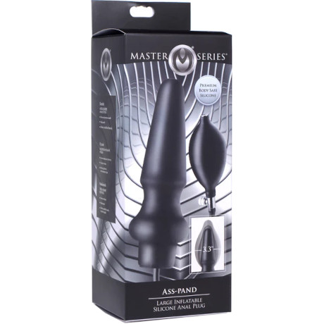 MASTER SERIES ASS-PAND Large Inflatable Silicone Anal Plug