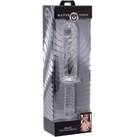 MASTER SERIES BRUTUS Glass Dildo Thruster