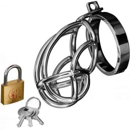 MASTER SERIES CAPTUS Locking Chastity Cage