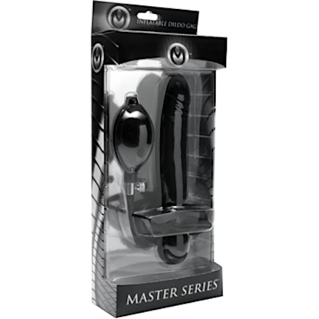 MASTER SERIES INFLATABLE DILDO GAG with Pump