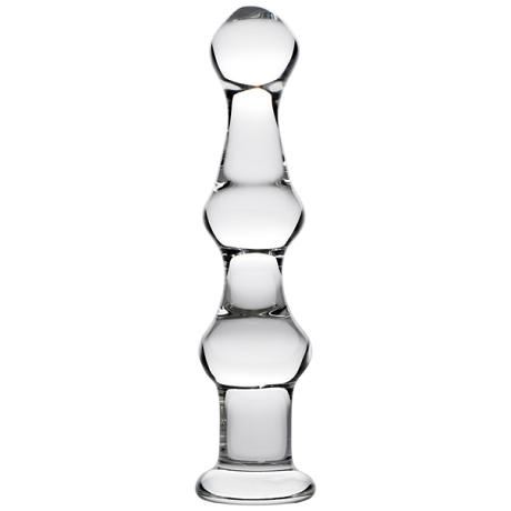 MASTER SERIES MAMMOTH 3 Bumps Glass Dildo