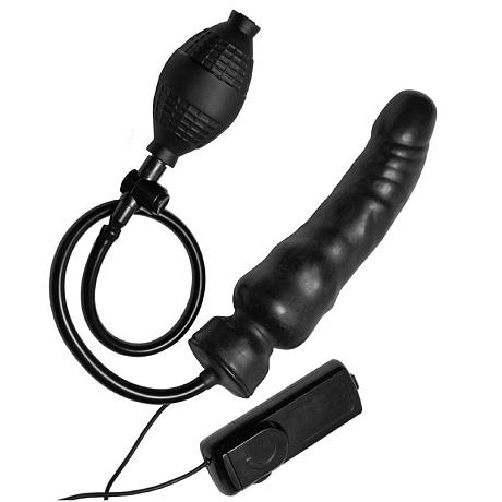 MASTER SERIES RAVAGE Vibrating Inflatable Dildo