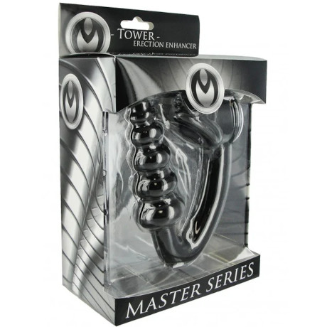 MASTER SERIES TOWER ERECTION ENHANCER Cock Ring and Butt Plug