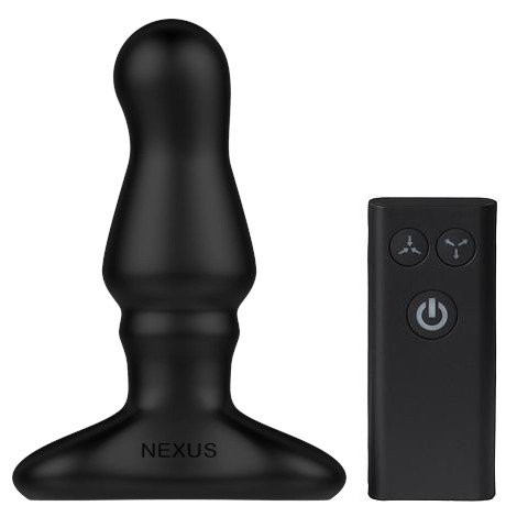 NEXUS BOLSTER Rechargeable Inflatable Prostate Plug + Remote Control