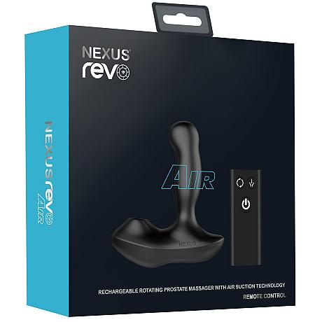 NEXUS revo AIR Rechargeable Rotating Prostate Massager with Air Suction Technology + Remote Control