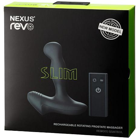 NEXUS revo SLIM Rechargeable Rotating Prostate Massager + Remote Control